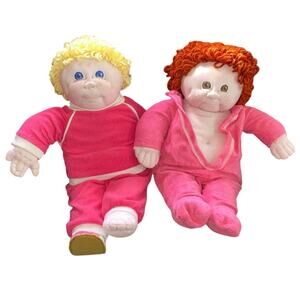 VTG Handmade Soft Sculpture Cabbage Patch Little People STYLE Fabric Doll Baby